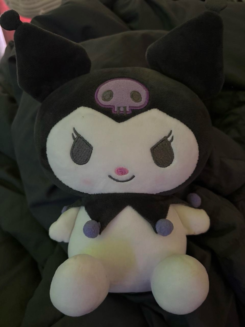 Sanrio Kuromi Plush - Black, White & Purple Accents